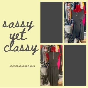 Forever 21 Mini Dress with Sheer High Low Overlay